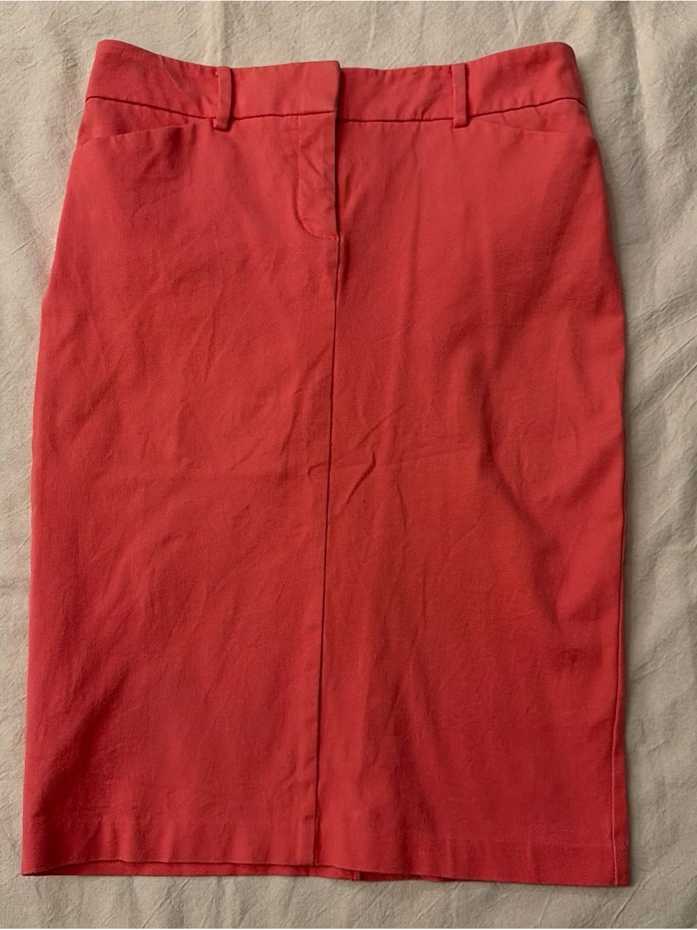 New York & Company Coral Pencil Skirt